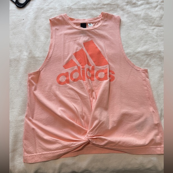 Adidas Women's Coral Muscle Tee, size S - Picture 4 of 4